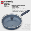 FRYING PAN HAWKINS ICF23G CERAMIC NONSTICK WITH GLASS LID 23 CM