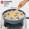 FRYING PAN HAWKINS ICF23G CERAMIC NONSTICK WITH GLASS LID 23 CM