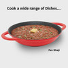 PAN HAWKINS IDCSK3G DIE CAST SHALLOW KADHAI WITH GLASS LID 3L