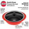 DUTCH OVEN HAWKINS DCDO3G DIE CAST WITH GLASS LID 3L