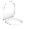 TOILET SEAT CRONEX 376112 ROUND ECONOMY SOFT CLOSE