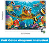 Puzzle Jigsaw Buffalo Games Marine Color Tiny Bubbles 1000pc
