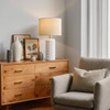 Table Lamp Ceramic Modern White Set of 2