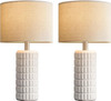 Table Lamp Ceramic Modern White Set of 2