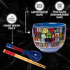 Ramen Bowl Silver Buffalo Star Wars Characters Ceramic