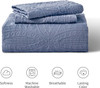 Quilt Set 3pc Full/Queen Blue