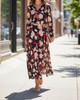 Skirt Suit 2pc Set Beige / Red