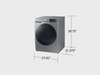 WASHING MACHINE SAMSUNG WF45B6300AP/US FRONT LOADER 9KG 4.5CU.FT