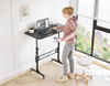 COMPUTER STANDING DESK ADJUSTABLE COMPACT BLACK