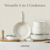 Pot Set Carote Non Stick 19PCS White