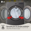 DRYER LG DLGX6501B GAS SMART WIFI STEAM ENGLISH PANEL