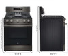 STOVE 5 BURNER LG 30" LRGN6323Z WITH AIR FRYER SMART WIFI TRUE CONVECTION EASY CLEAN WITH PLATE-GRIDDLE