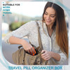 Pill Organizer Box Travel Assorted Colors Sold Each