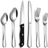 Cutlery Set Stainless Steel 24pcs Flatware