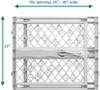 Safety Gate Mypet Expandable 26-40"