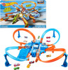 Toy Hot Wheels Track Criss-Cross Crash Set w/ Motorized Booster