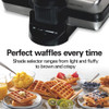 WAFFLE MAKER HAMILTON BEACH 26009MN BELGIAN STYLE