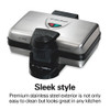 WAFFLE MAKER HAMILTON BEACH 26009MN BELGIAN STYLE