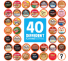 Coffee K-Cup Pods Keurig Two Rivers Variety Pack 40count