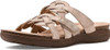Footwear Clarks April Rae Flat Sandal Metallic