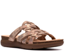 Footwear Clarks April Rae Flat Sandal Metallic