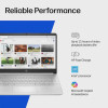 LAPTOP HP 14-DQ6101DX NATURAL SILVER 4GB 128GB N150 14"