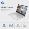 LAPTOP HP 14-DQ6104DX HONEY LAVENDER 4GB 128GB N150 14"