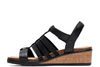 Footwear Clarks Kacha Step Wedge Sandal Black