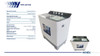 WASHING MACHINE MYSTIC WM-2215SS 110V 22KG STAINLESS STEEL DRUM