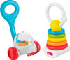 Toy Fisher-Price Sensory Corn Popper Rattle & Rock-a-Stack Mini
