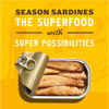 SEASON SARDINE FILLETS IN 100% OLIVE OIL 4.375oz 124g