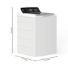 WASHING MACHINE GE GTW681BMRWS 5.3CF TOP LOAD WHITE