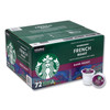 STARBUCKS COFFEE KEURIG K-CUPS FRENCH ROAST DARK ROAST 72 COUNTS