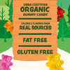 BLACK FOREST USDA ORGANIC GUMMY BEARS 65 POUCKES 0.8 oz EACH CONTAINS GELATIN