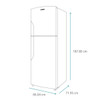 REFRIGERATOR MABE RMS400IXM 14CF STAINLESS STEEL