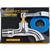 BIB CORK 1/2" METAL CHROME LEVER BOHWJ SANITARY WARE SLT-6853-Y56