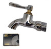 BIB CORK 1/2" METAL CHROME LEVER BOHWJ SANITARY WARE SLT-6853-Y56