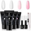 Nails Beetles POLY GEL KIT 4 FRENCH POLYGEL