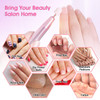 Nails Portable Electric Nail Drill Sincalong 11 in 1 Professional Drill Kit for Acrylic Gel Nails Manicure Pedicure Polishing Shape Tools with 20 Purple