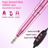 Nails Portable Electric Nail Drill Sincalong 11 in 1 Professional Drill Kit for Acrylic Gel Nails Manicure Pedicure Polishing Shape Tools with 20 Purple