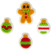 BAKING WILTON ICING DECORATIONS GINGERBREAD MAN AND ORNAMENT  MULTICOLORED 24PCS PACK .88oz 25g 708-0071