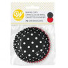 BAKING WILTON BAKING CUPS 75PCS RED & BLACK DOTS 415-7068