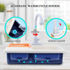 Toy Sink Play Sink with Running Water Kitchen Toy Set with Working Faucet and Play Plates for Girls, Toddlers and Boys