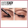 Makeup Eyeliner Maybelline Hyper Easy Liquid Pen No-Skip Eyeliner, Satin Finish, Waterproof Formula, Eye Liner Makeup, Pitch Black, 0.018 Fl. Oz