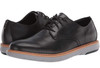 Footwear Clarks Men's Draper Lace Oxford Black Leather With Grey Outsole