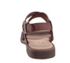 Footwear Clarks Women's Declan Spring Sandal Mahogany Leather Combi