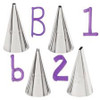 BAKING WILTON TIP WRITING 4PCS TIP SET 418-4566