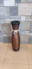 VASE 24" EQ127 BROWN AND BLACK WITH WHITE ROPE
