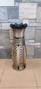 VASE 24" LY259 GOLD AND BROWN