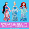 Toy Disney Princess Pop-Up Palace, Castle Playset with Handle and 13 Accessories, 5 Rooms, 2 Feet Tall